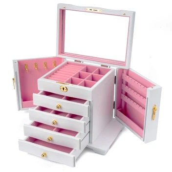 Custom large multi-layer wooden jewelry box Custom large multi-layer wooden jewelry box